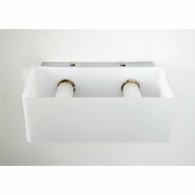 Applique murale Ideallux BOX AP2 Chrome, 2 lumières