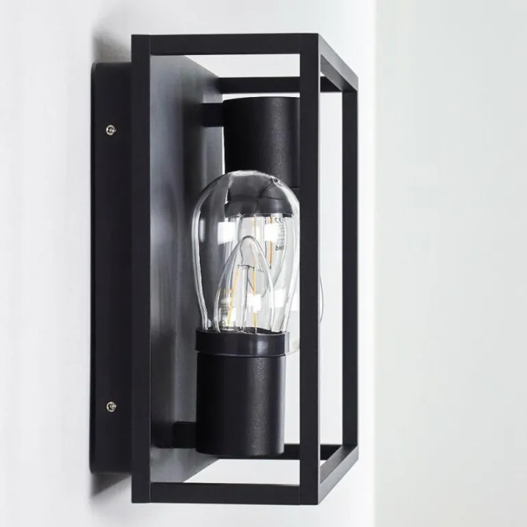 Applique murale Karlsborg Noir, 2 lumières
