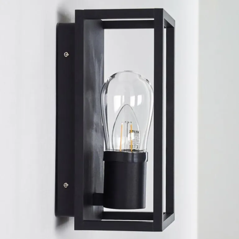Applique murale Karlsborg Noir, 1 lumière
