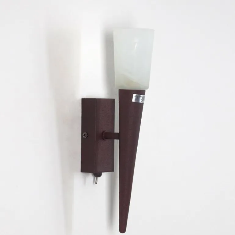 Applique murale Kundi Rouille, 1 lumière