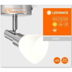 Applique murale LEDVANCE SPOT Argenté, 1 lumière
