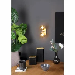 Applique murale Luce Design NEPTUN Laiton, 2 lumières