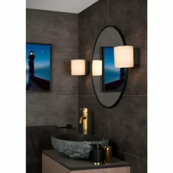 Applique murale Lucide JELTE Noir, 1 lumière