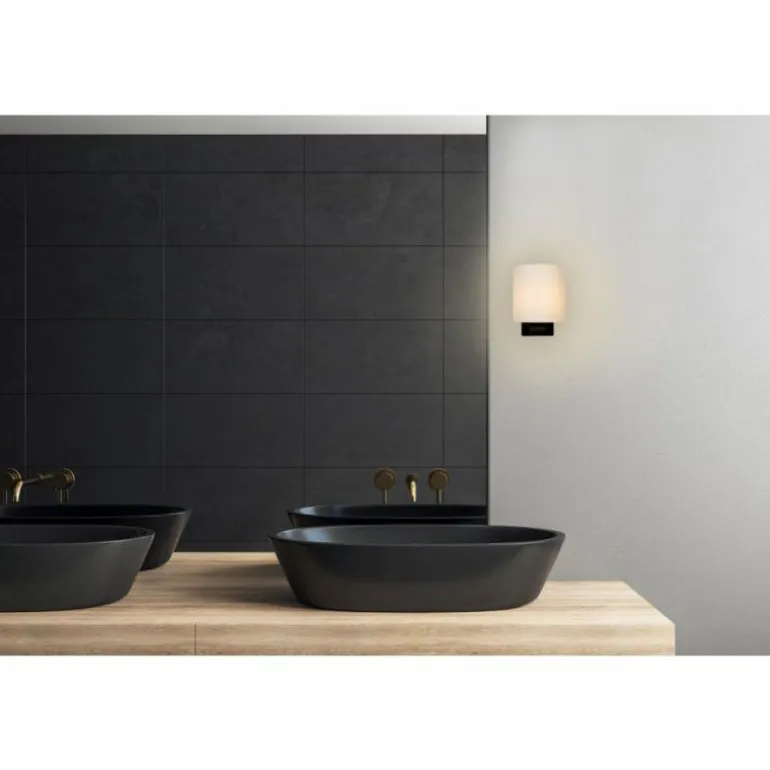 Applique murale Lucide JENNO Noir, 1 lumière