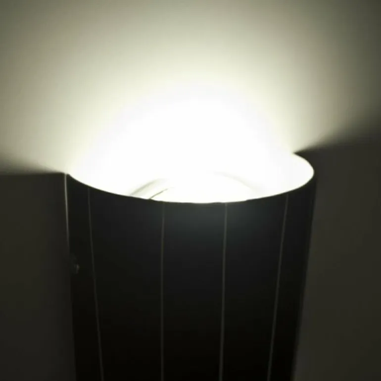 Applique murale Lucide Lino Noir, 1 lumière