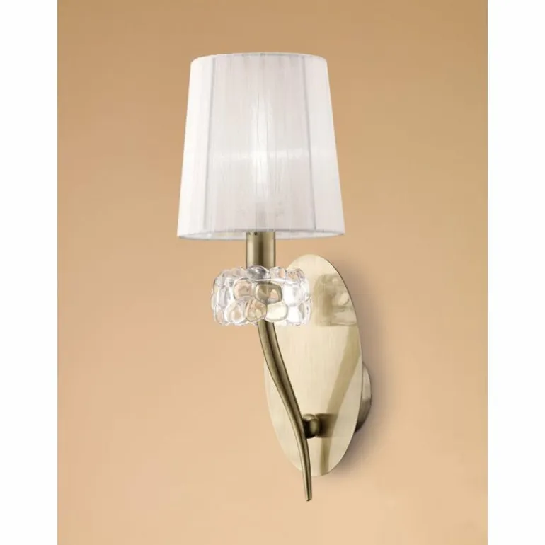 Applique murale Mantra LOEWE Brun, 1 lumière