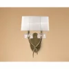 Applique murale Mantra LOEWE Brun, 2 lumières
