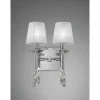 Applique murale Mantra TIFFANY Chrome, 2 lumières