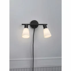 Applique murale Nordlux COLE Noir, 2 lumières