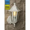 Applique murale Rabalux Velence Transparent, Blanc, 1 lumière