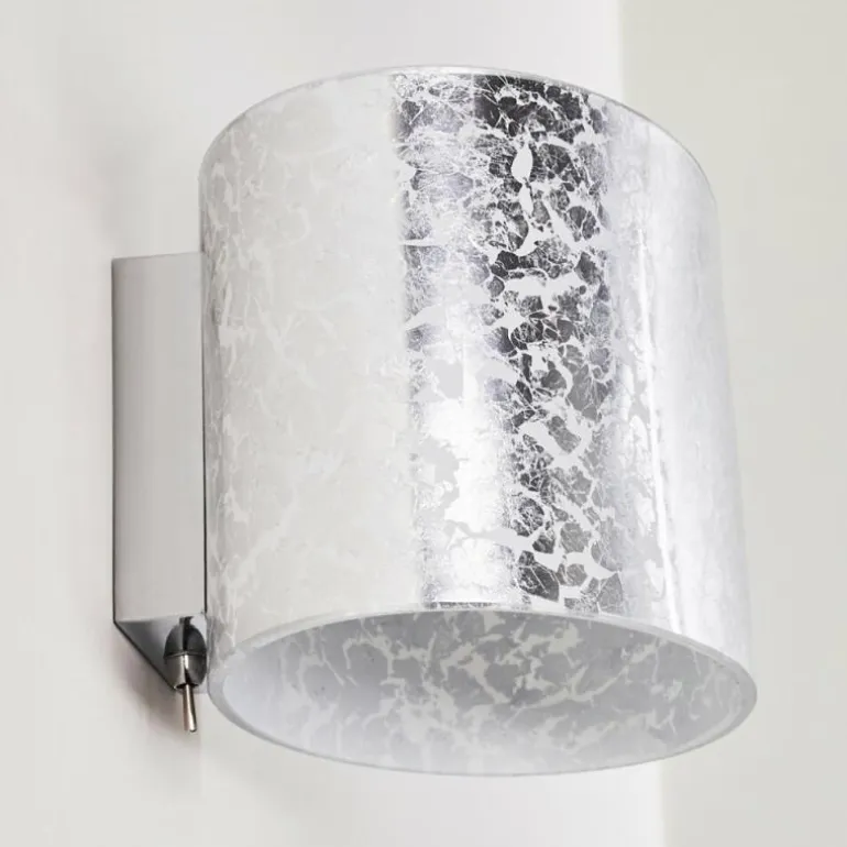 Applique murale Rapar Chrome, Argenté, 1 lumière