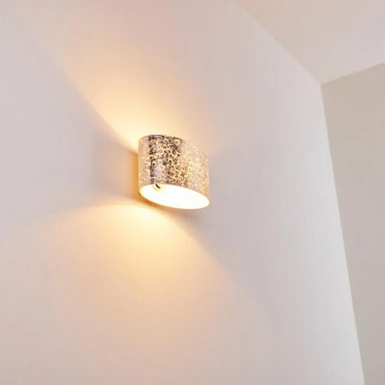 Applique murale Rapar Chrome, Argenté, 1 lumière
