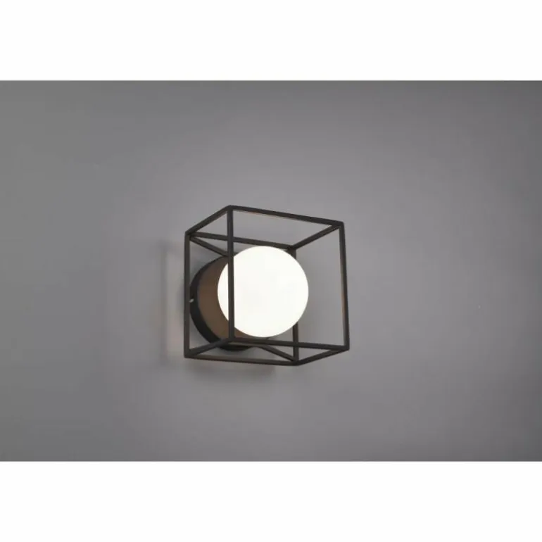Applique murale Reality GABBIA Noir, 1 lumière