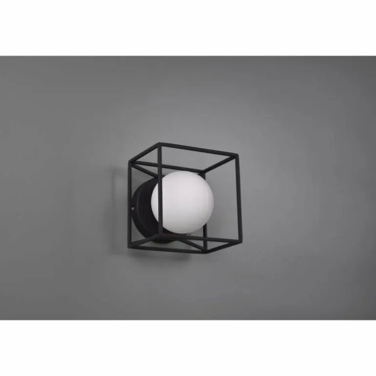 Applique murale Reality GABBIA Noir, 1 lumière