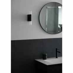 Applique murale SCHÖNER WOHNEN-Kollektion Twice LED Noir, 2 lumières