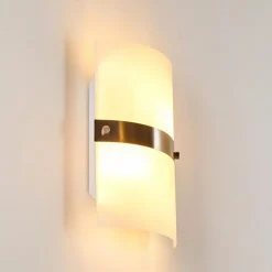 Applique murale Sibo Acier inoxydable, 2 lumières