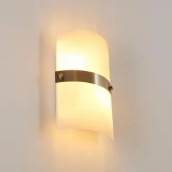Applique murale Sibo Acier inoxydable, 2 lumières