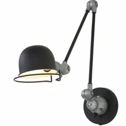 Applique murale Steinhauer Darvin Gris, Noir, 1 lumière