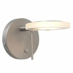 Applique murale Steinhauer Turound LED Acier inoxydable, 1 lumière