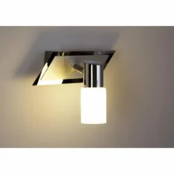 Applique murale Trio 8214 LED Aluminium, Chrome, Acier inoxydable, 1 lumière