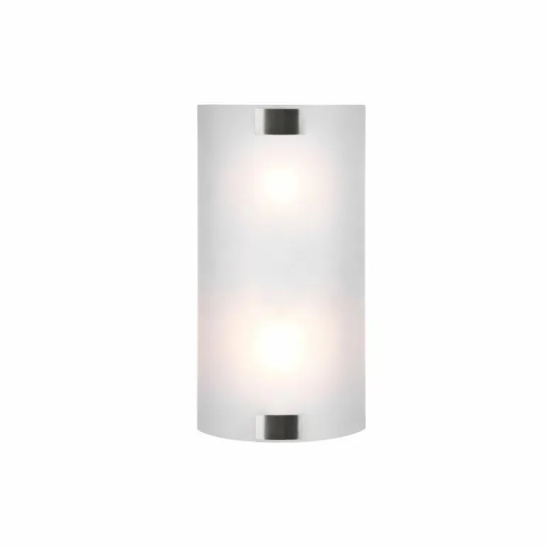 Applique murale Trio Pura Nickel mat, 2 lumières