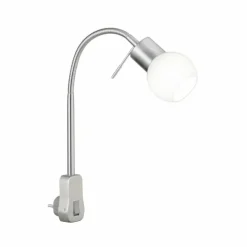 Applique murale Trio-Leuchten Fred LED Nickel mat, 1 lumière