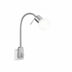 Applique murale Trio-Leuchten Fred LED Nickel mat, 1 lumière