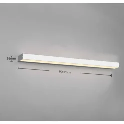 Applique murale Trio-Leuchten Rocco LED Chrome, 1 lumière