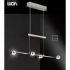Applique murale WOFI SLIGO LED Nickel mat, 8 lumières