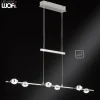 Applique murale WOFI SLIGO LED Nickel mat, 12 lumières