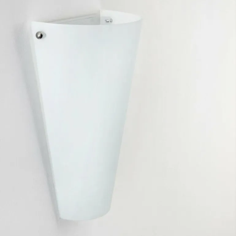 Applique murale Zera Aluminium, Blanc, 1 lumière