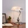 BANKER Lampe à poser Luminaires Eglo Nickel mat, 1 lumière