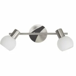 Barre de spots Brilliant Tiara Blanc, 2 lumières