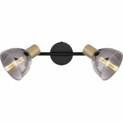 Barre de spots Globo KLERENA Noir, 2 lumières
