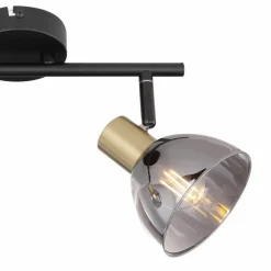 Barre de spots Globo KLERENA Noir, 2 lumières