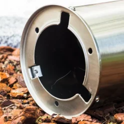 Borne d'éclairage Dakar Acier inoxydable, 1 lumière, Détecteur de mouvement