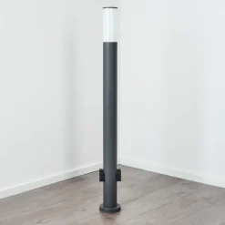 Borne lumineuse Caserta Anthracite, 1 lumière