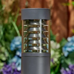 Borne lumineuse Dakar Anthracite, 1 lumière