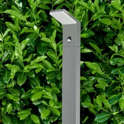 Borne lumineuse Korup LED Anthracite, 1 lumière, Détecteur de mouvement