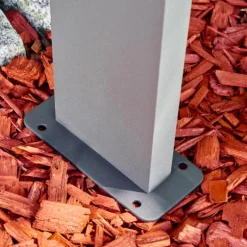 Borne lumineuse Korup LED Anthracite, 1 lumière, Détecteur de mouvement