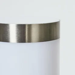 Borne lumineuse Sessa Nickel mat, 1 lumière, Détecteur de mouvement