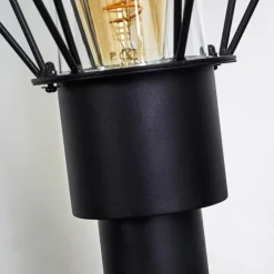 Borne lumineuse Solda Noir, 3 lumières