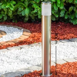 Borne lumineuse TOLSONA Acier inoxydable, 1 lumière