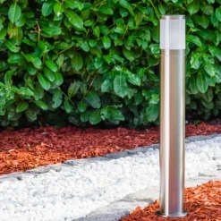 Borne lumineuse TOLSONA Acier inoxydable, 1 lumière