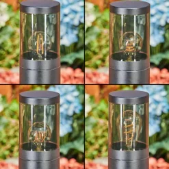 Borne lumineuse Tolsona Noir, 1 lumière