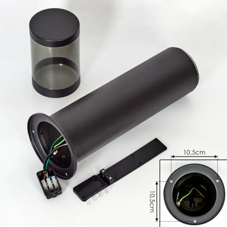 Borne lumineuse Tolsona Noir, 1 lumière