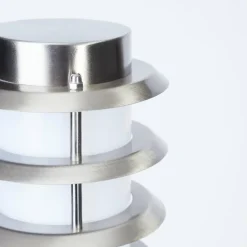 Borne lumineuse Tunes Nickel mat, 1 lumière