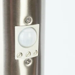 Borne lumineuse Tunes Nickel mat, 1 lumière, Détecteur de mouvement