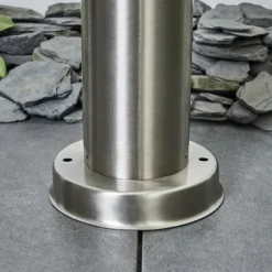 Borne lumineuse Tunes Nickel mat, 1 lumière