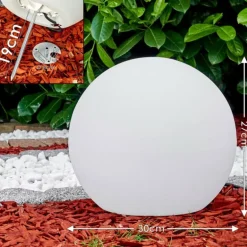 Boule lumineuse Arslev Blanc, 1 lumière